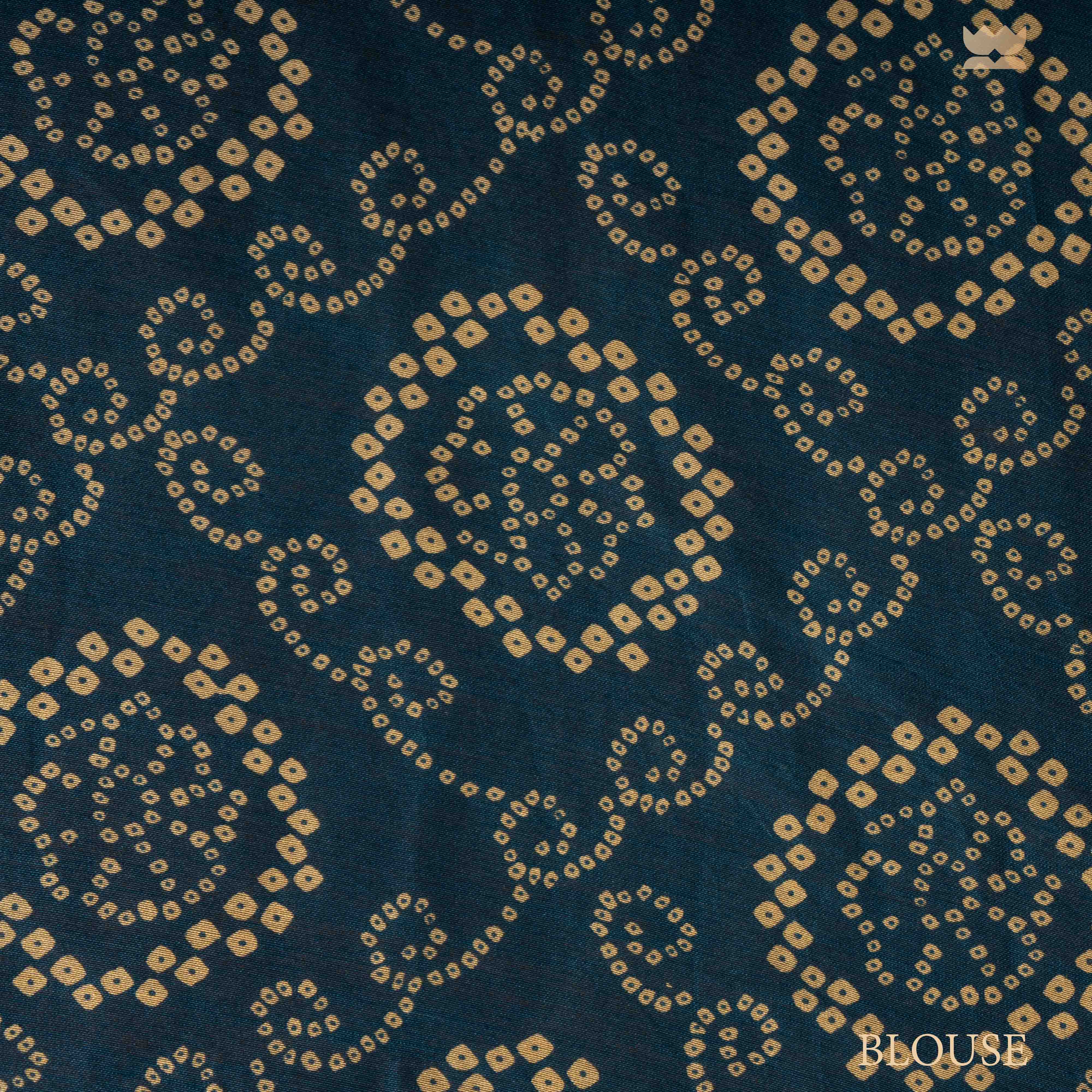 Ajrakh Rustic Harmony Chanderi Cotton Sarees