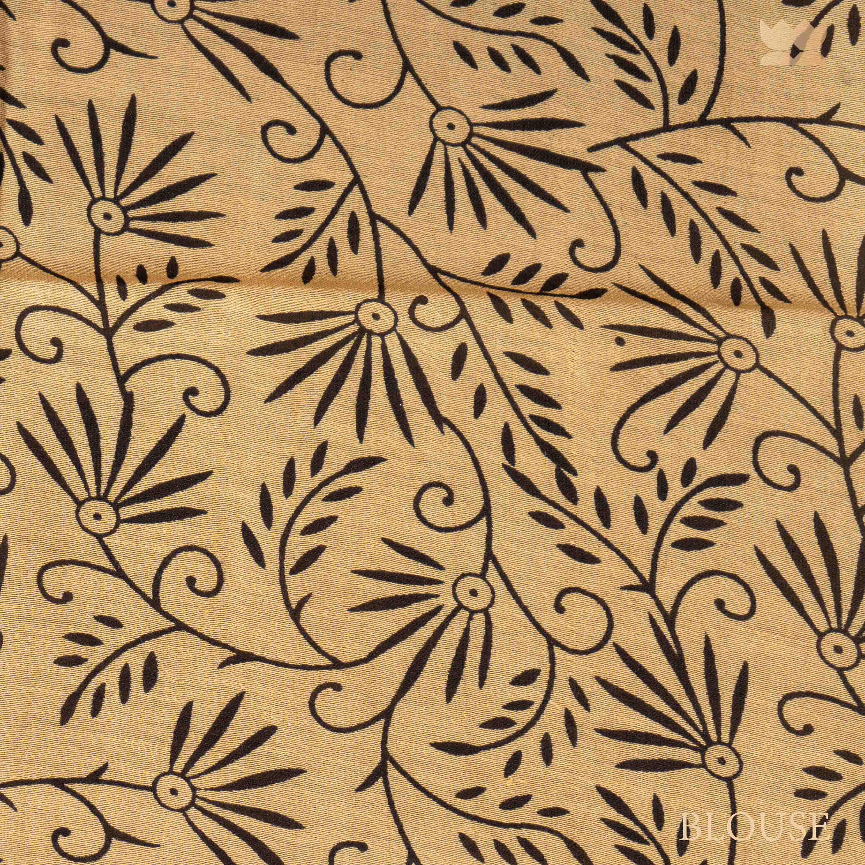 Timeless Stroke Kalamkari Chanderi Cotton