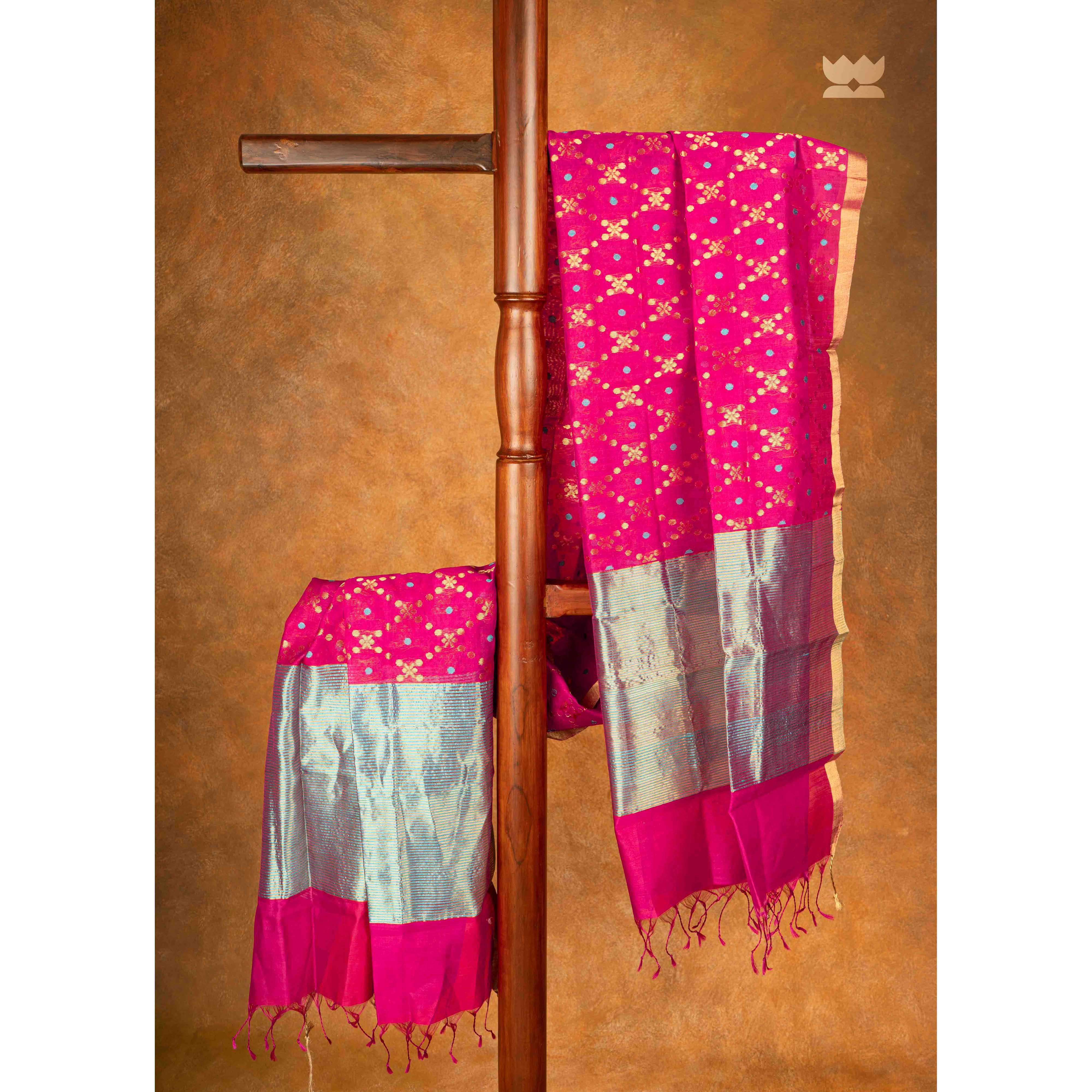 Ethereal Grace Chanderi Dupatta