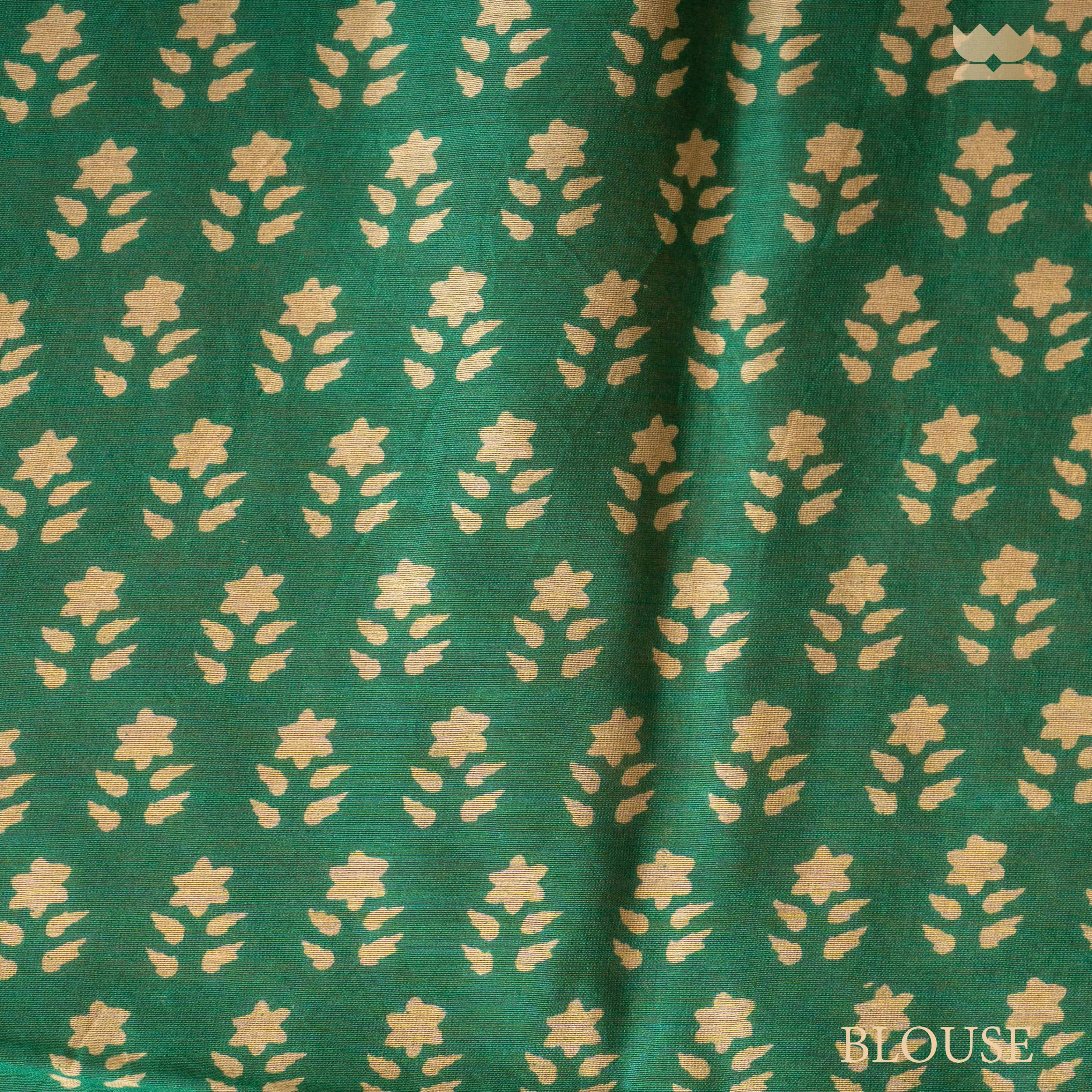 Ajrakh Terra Grace Chanderi Cotton Sarees