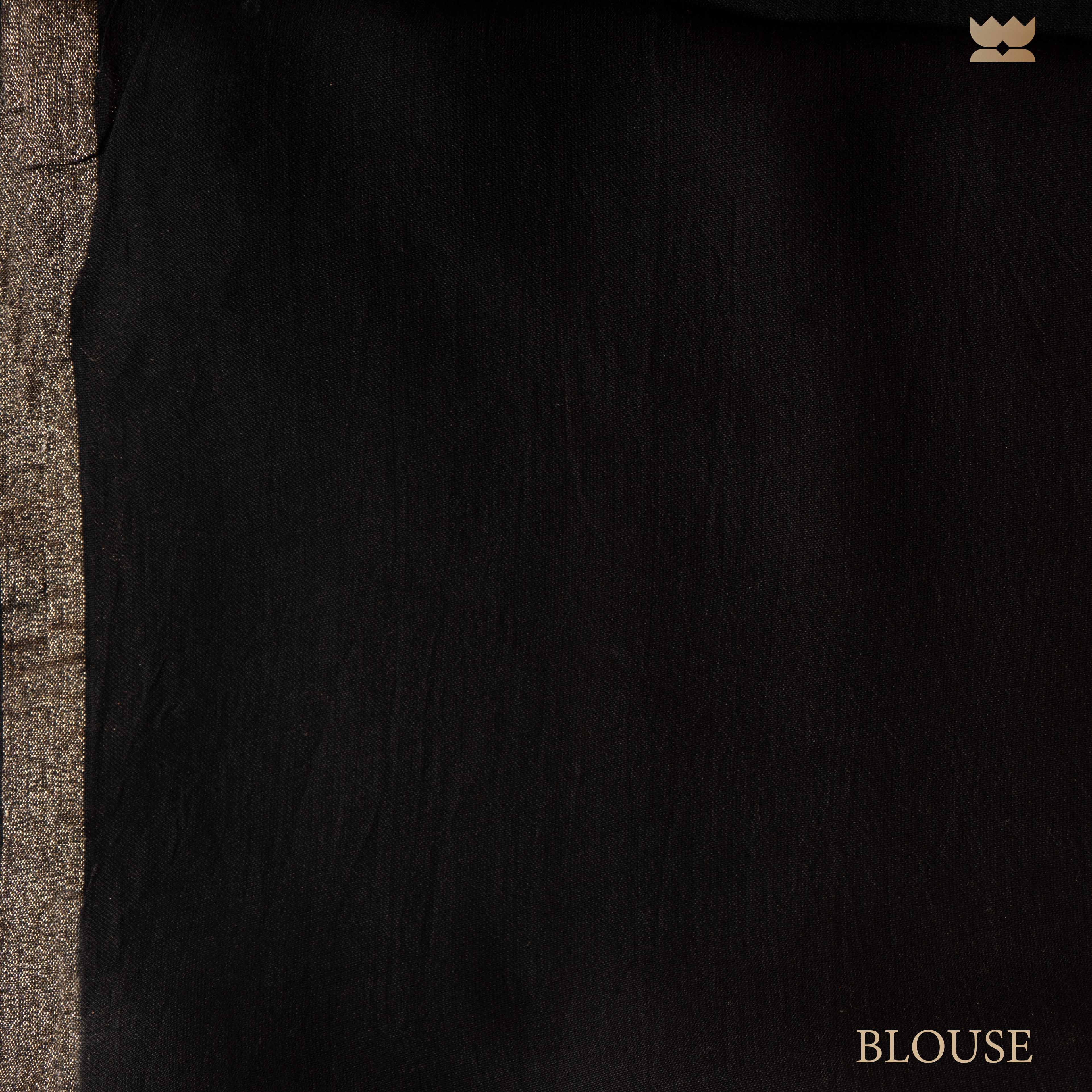 Ajrakh Vintage Azure Chanderi Cotton Sarees