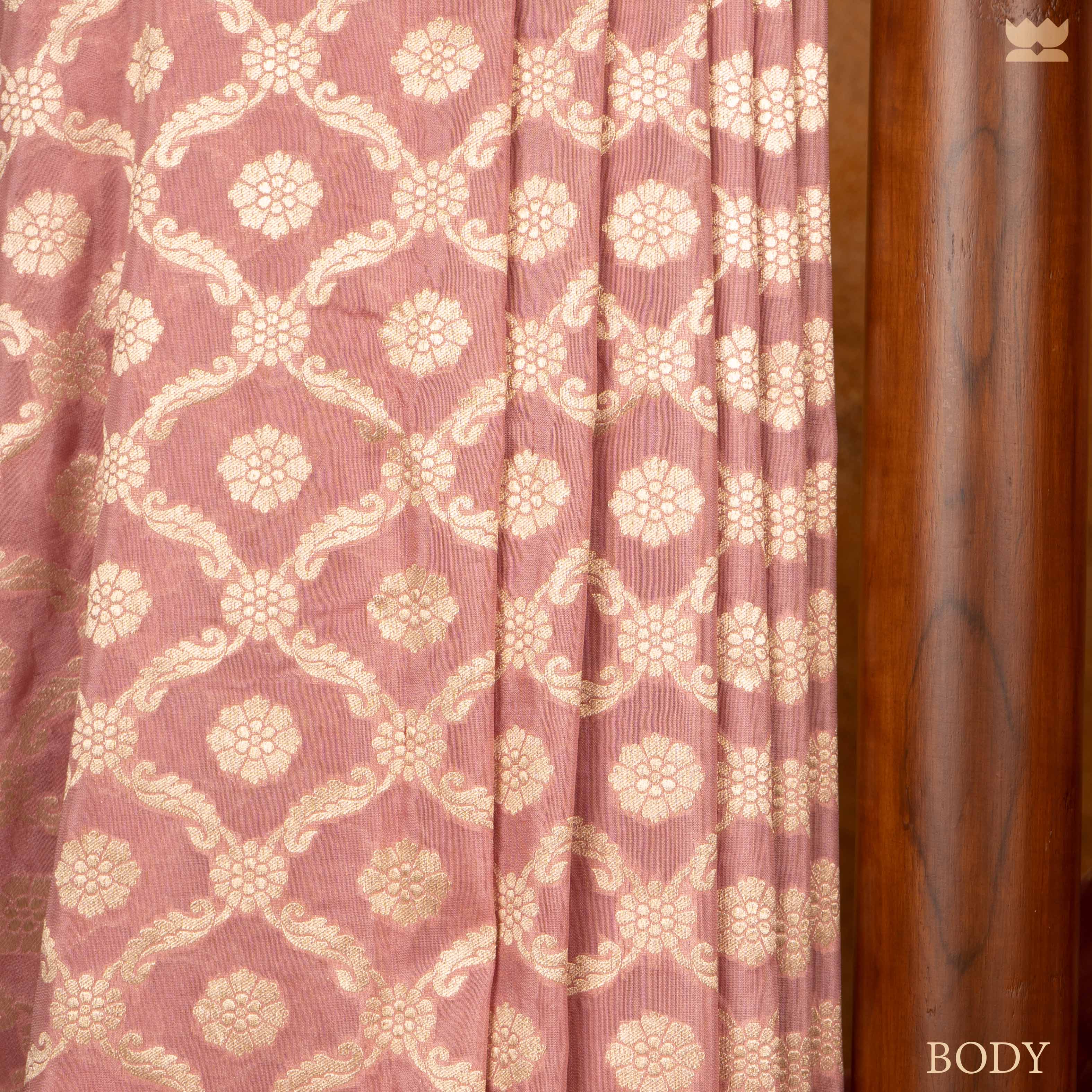 Maadhavi Georgette Silk Banarasi Saree