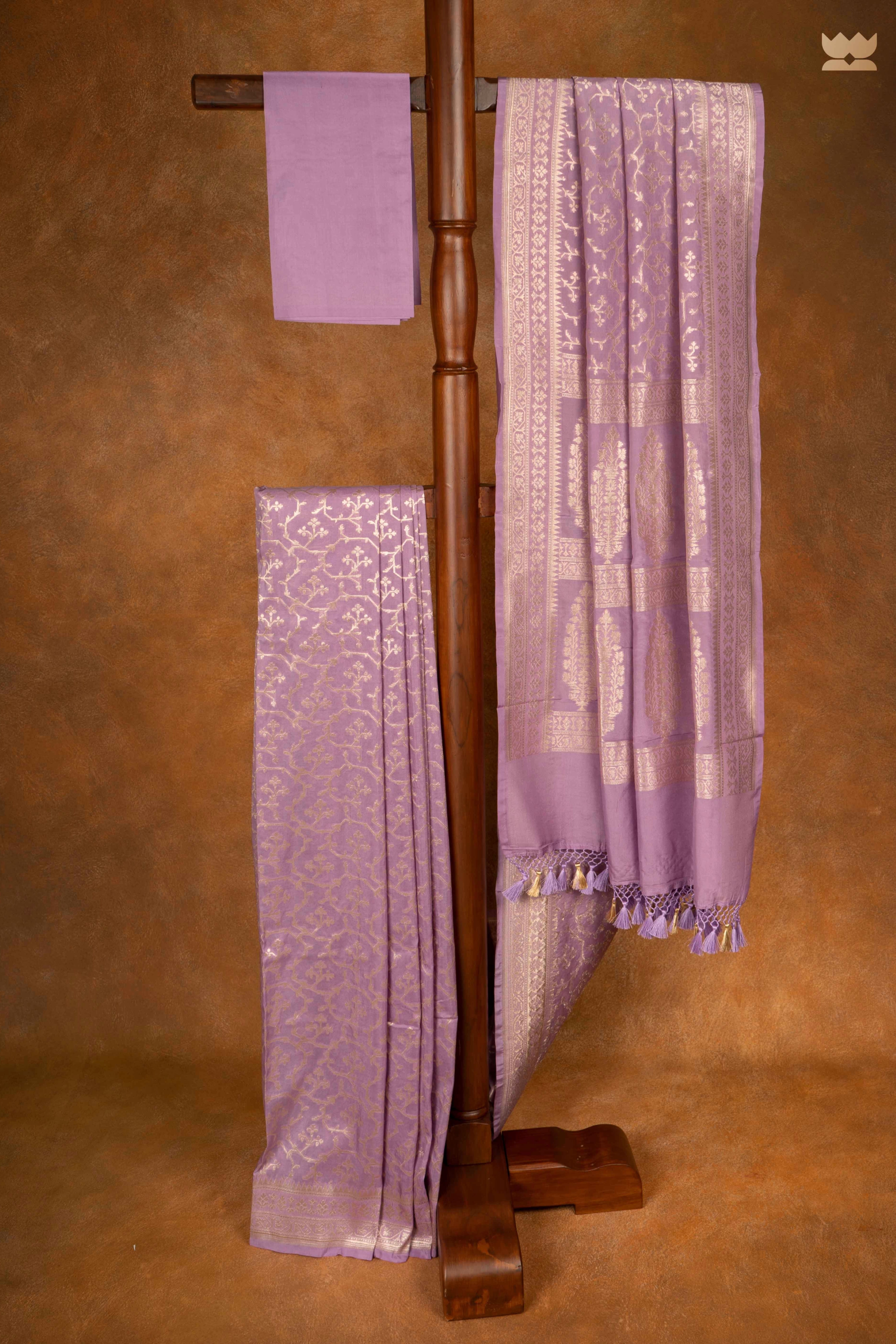 Vaijayanti Georgette Silk Banarasi Saree