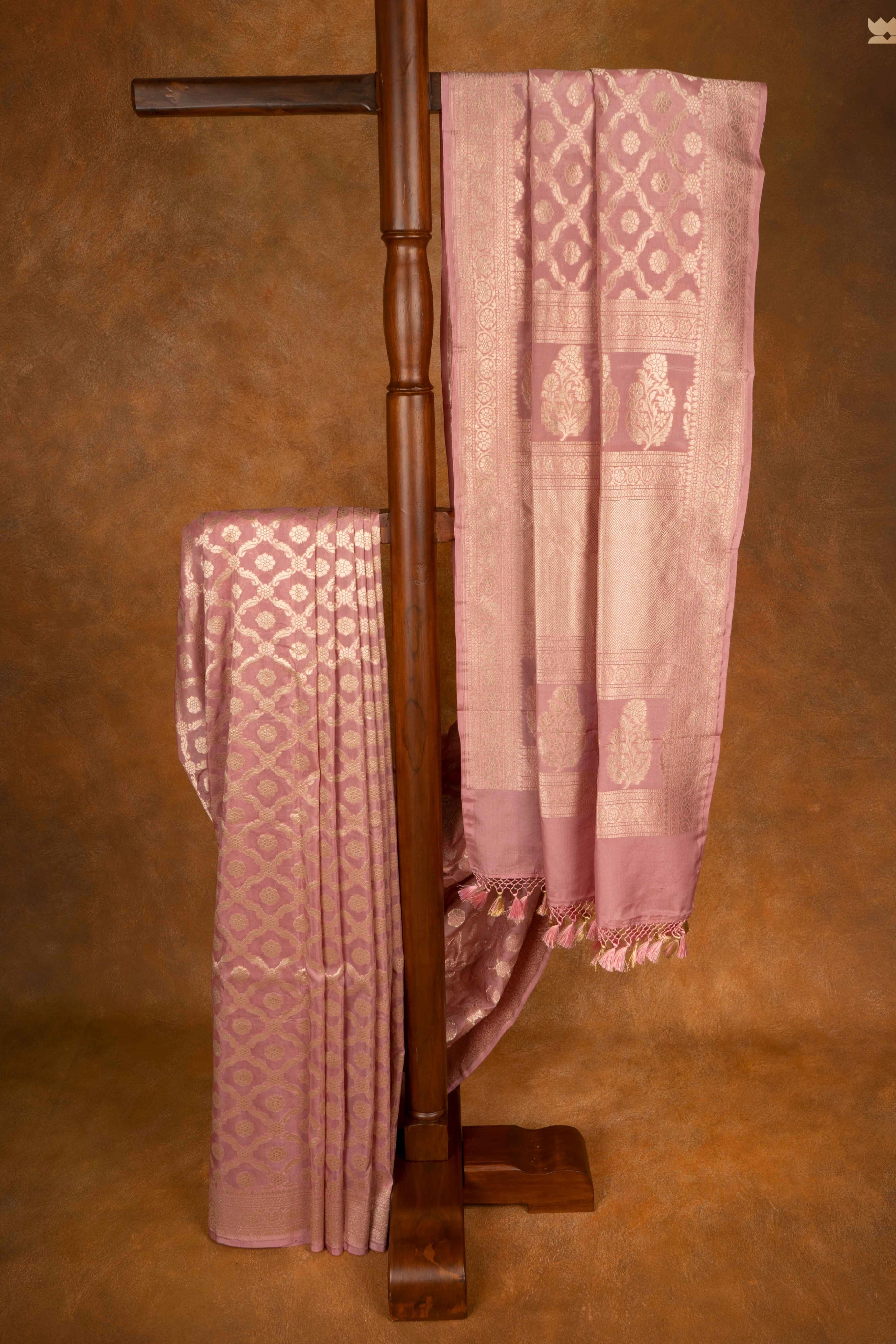 Maadhavi Georgette Silk Banarasi Saree