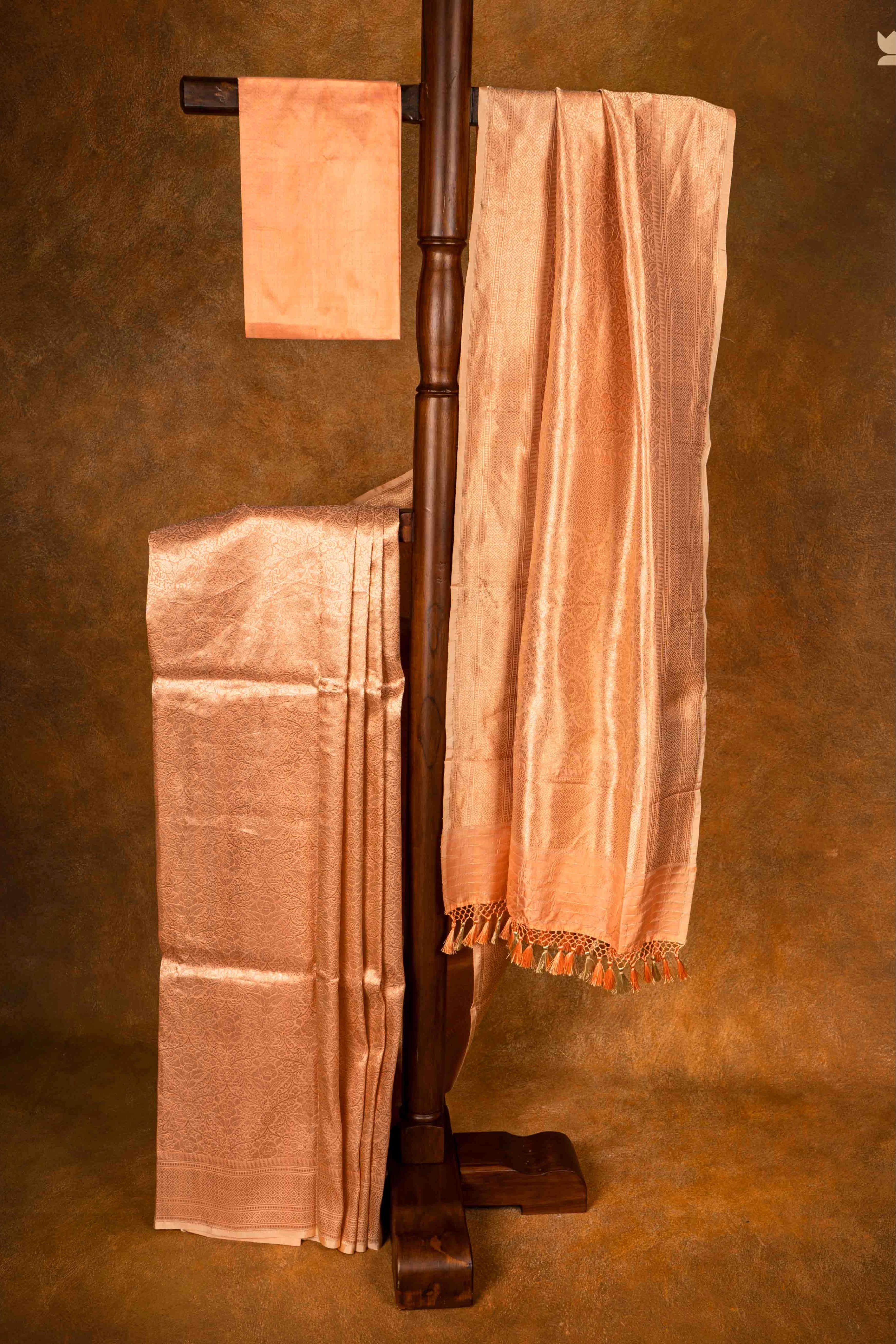 Koshkaari Brocade Silk Banarasi Saree