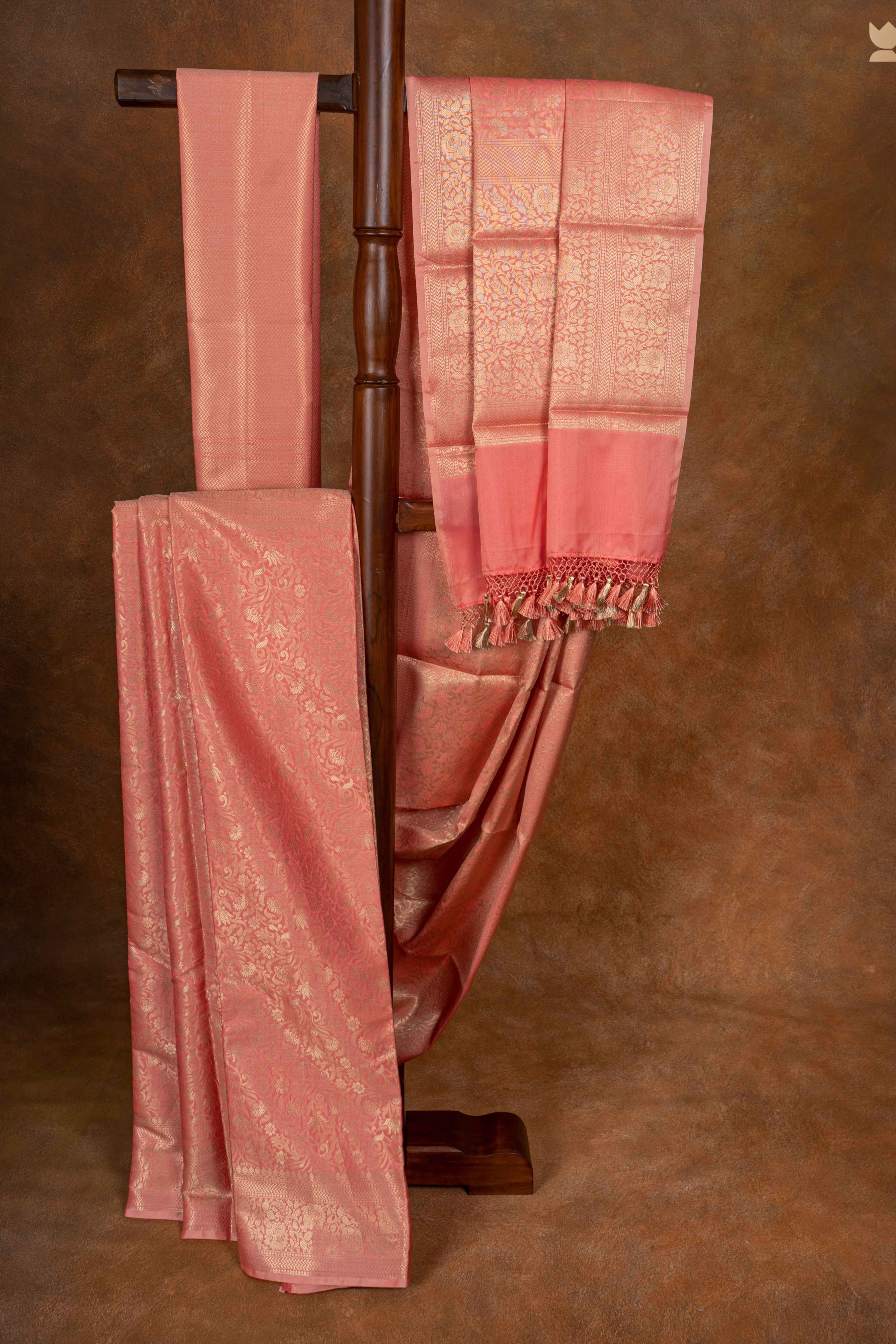 Pink Banarasi Art Silk