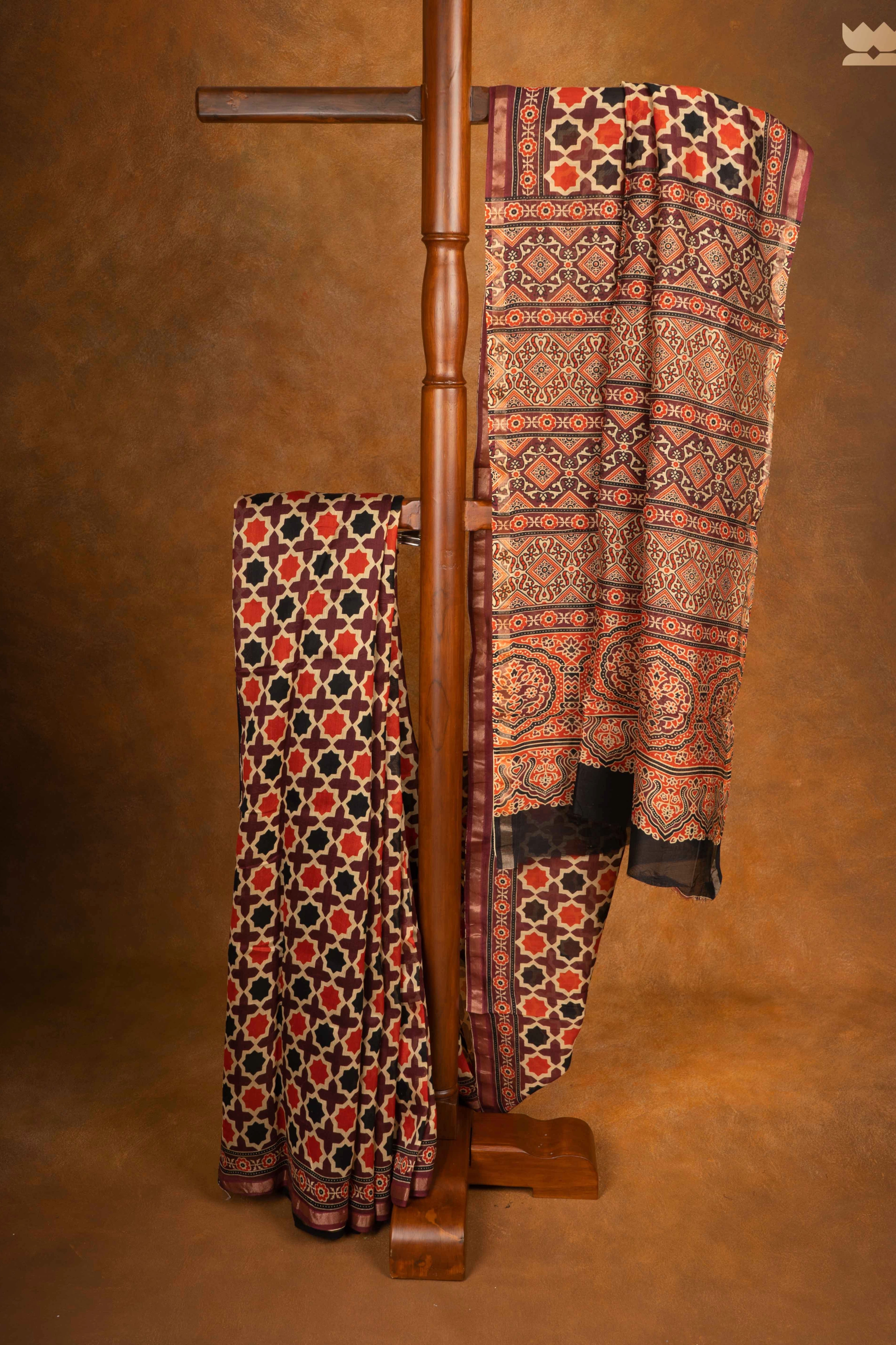 Hastakala Kalamkari Saree