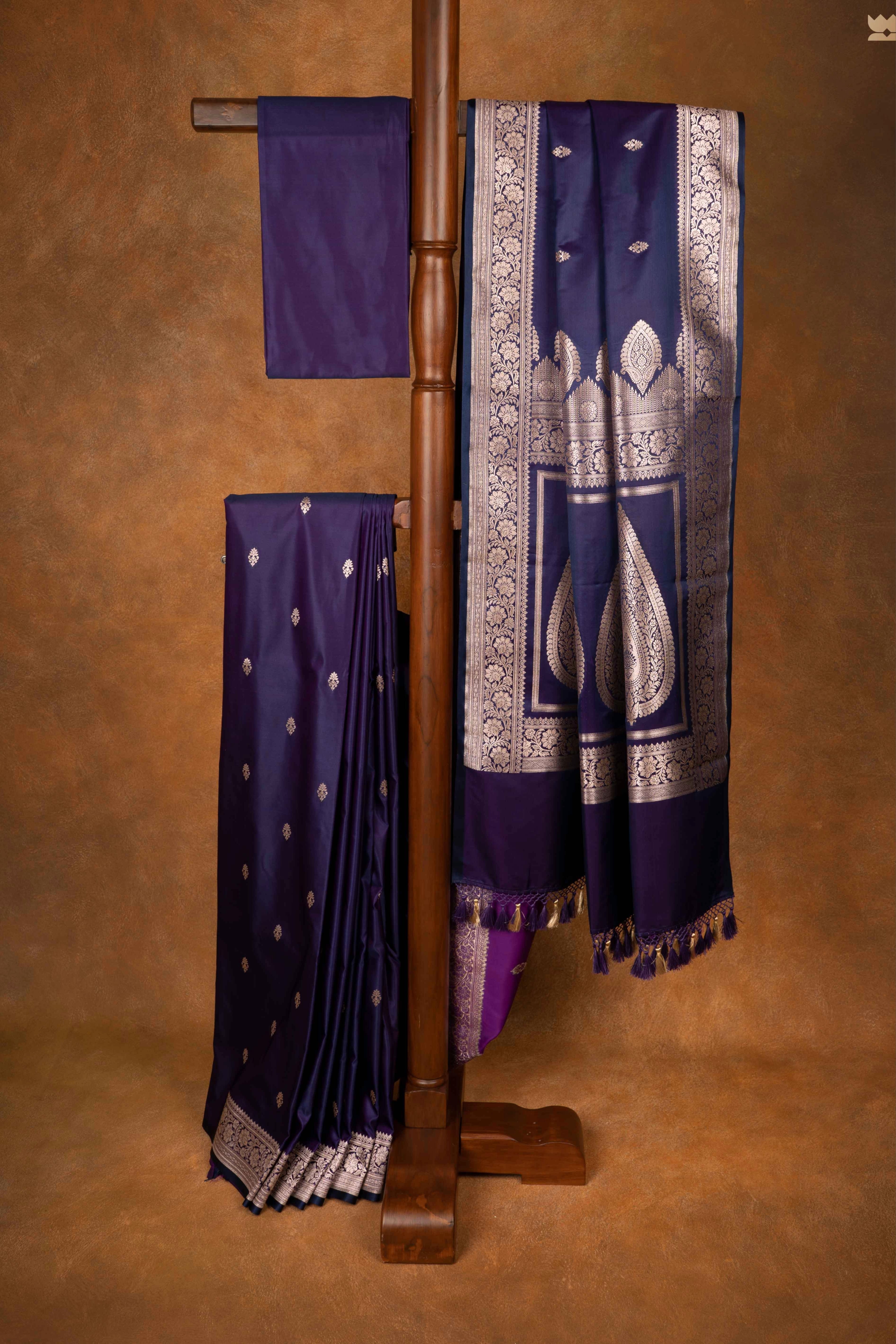 Jamuni Banarasi Mashru Silk Saree