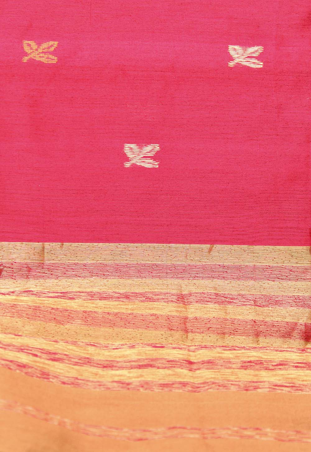 Caramel Maheshwari Saree