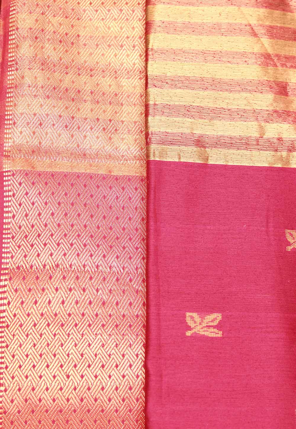 Caramel Maheshwari Saree