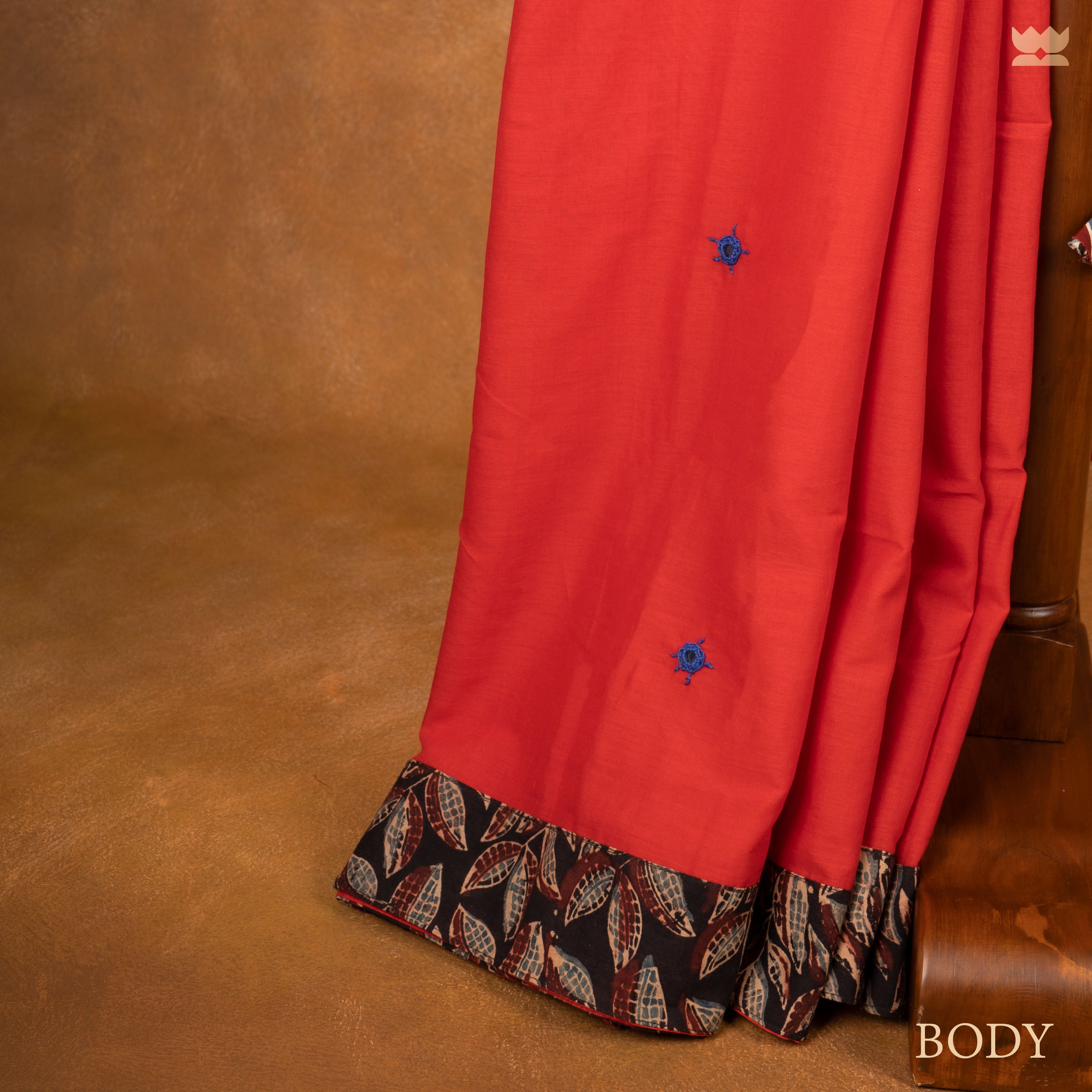 Mastani Ajrakh Patchwork Saree