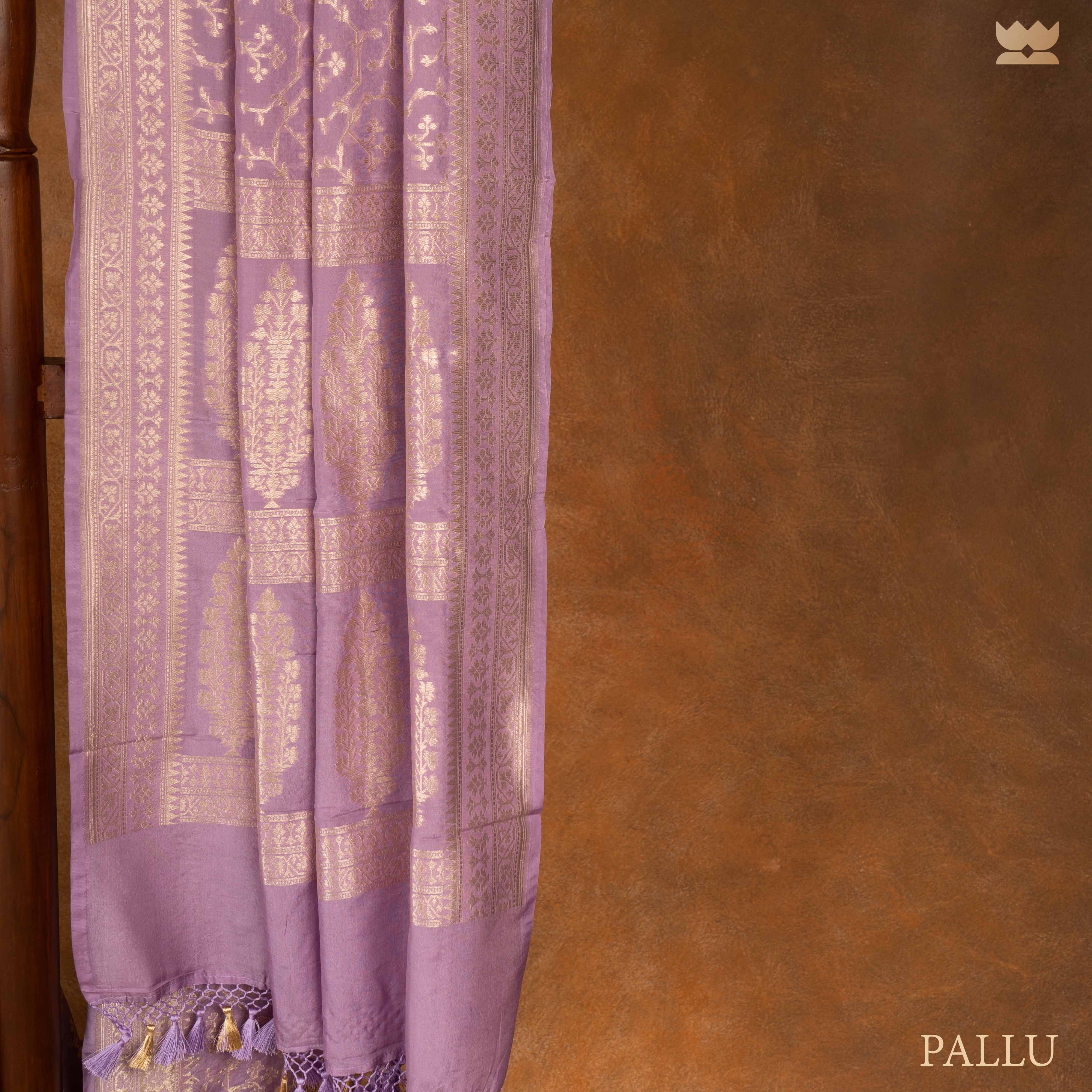 Vaijayanti Georgette Silk Banarasi Saree