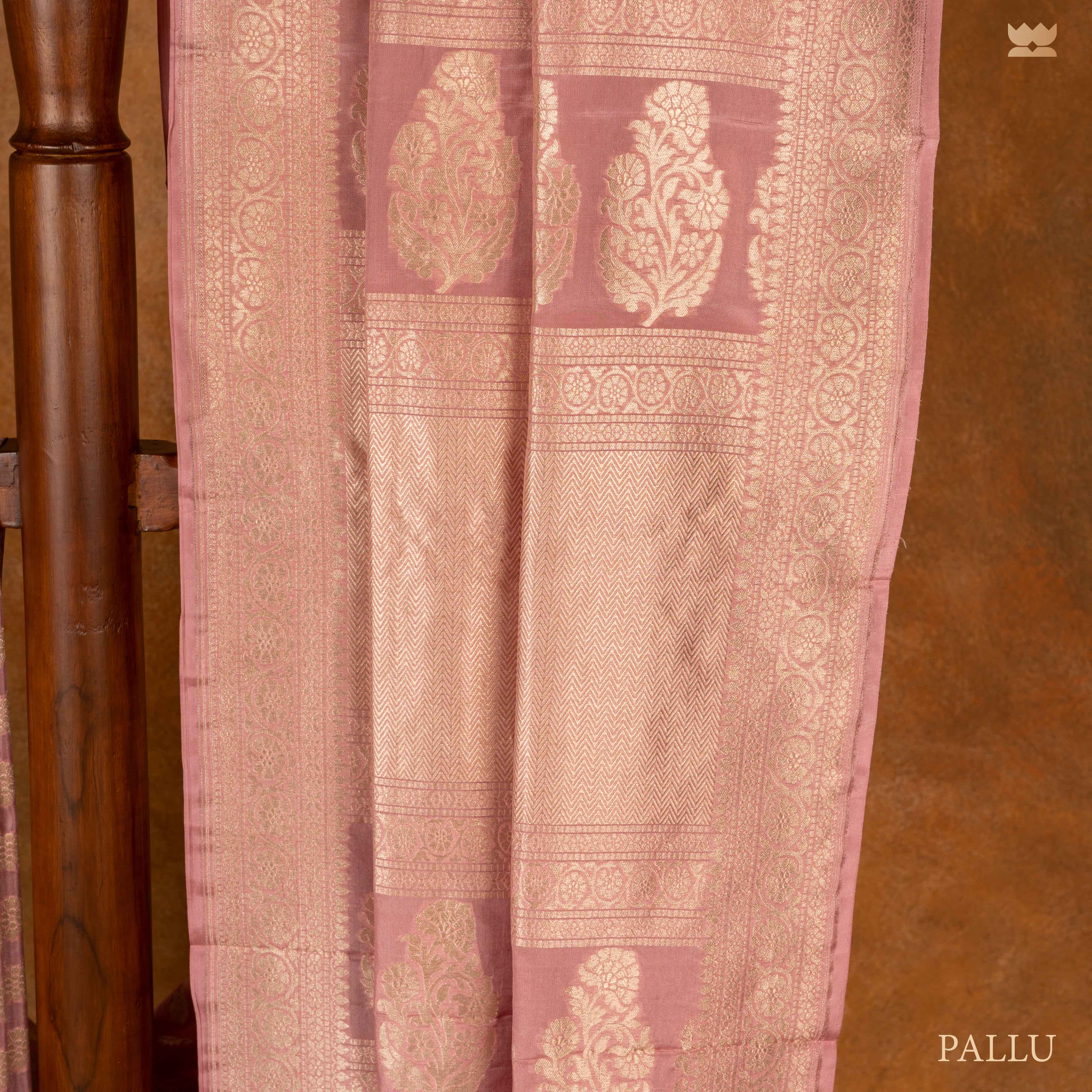 Maadhavi Georgette Silk Banarasi Saree