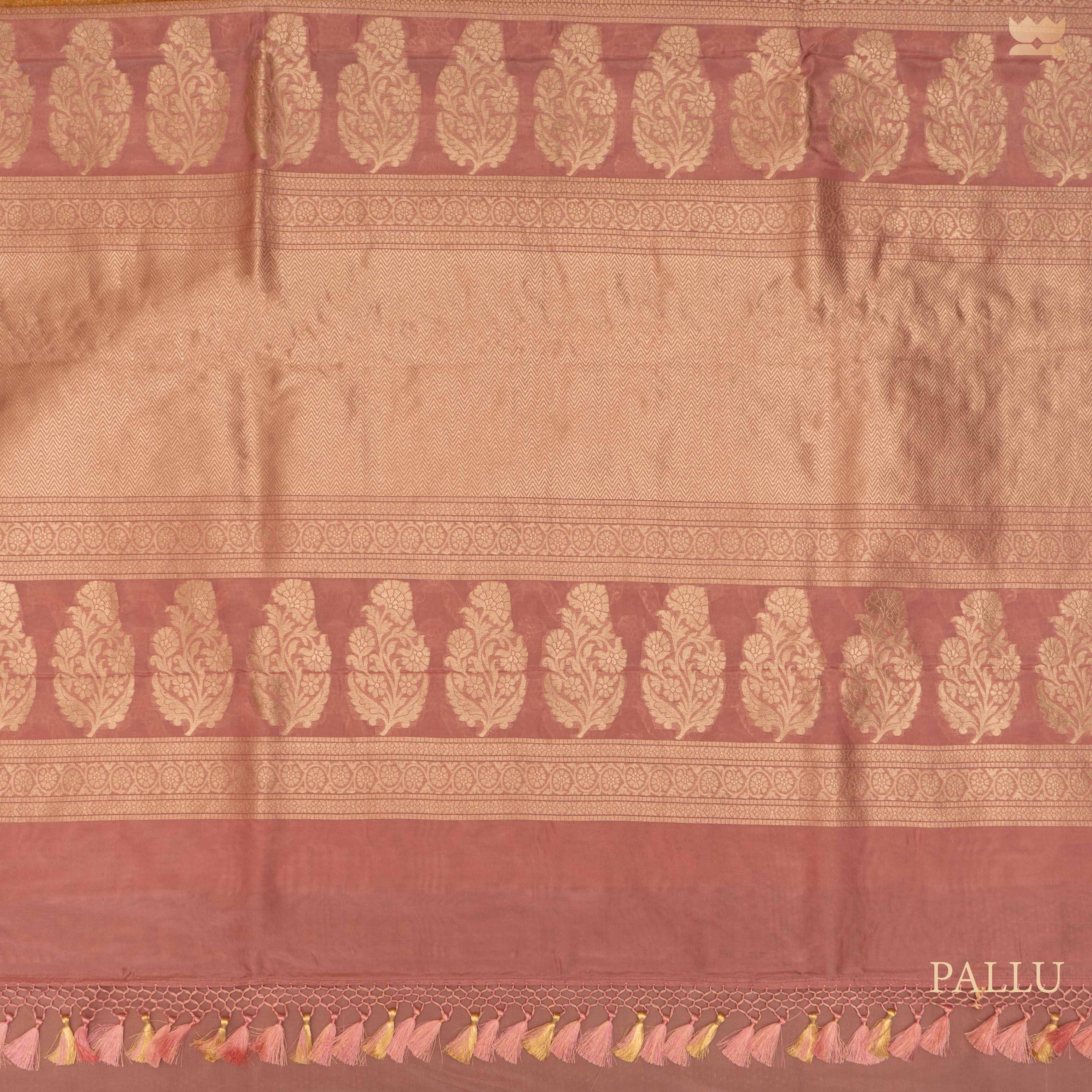 Maadhavi Georgette Silk Banarasi Saree