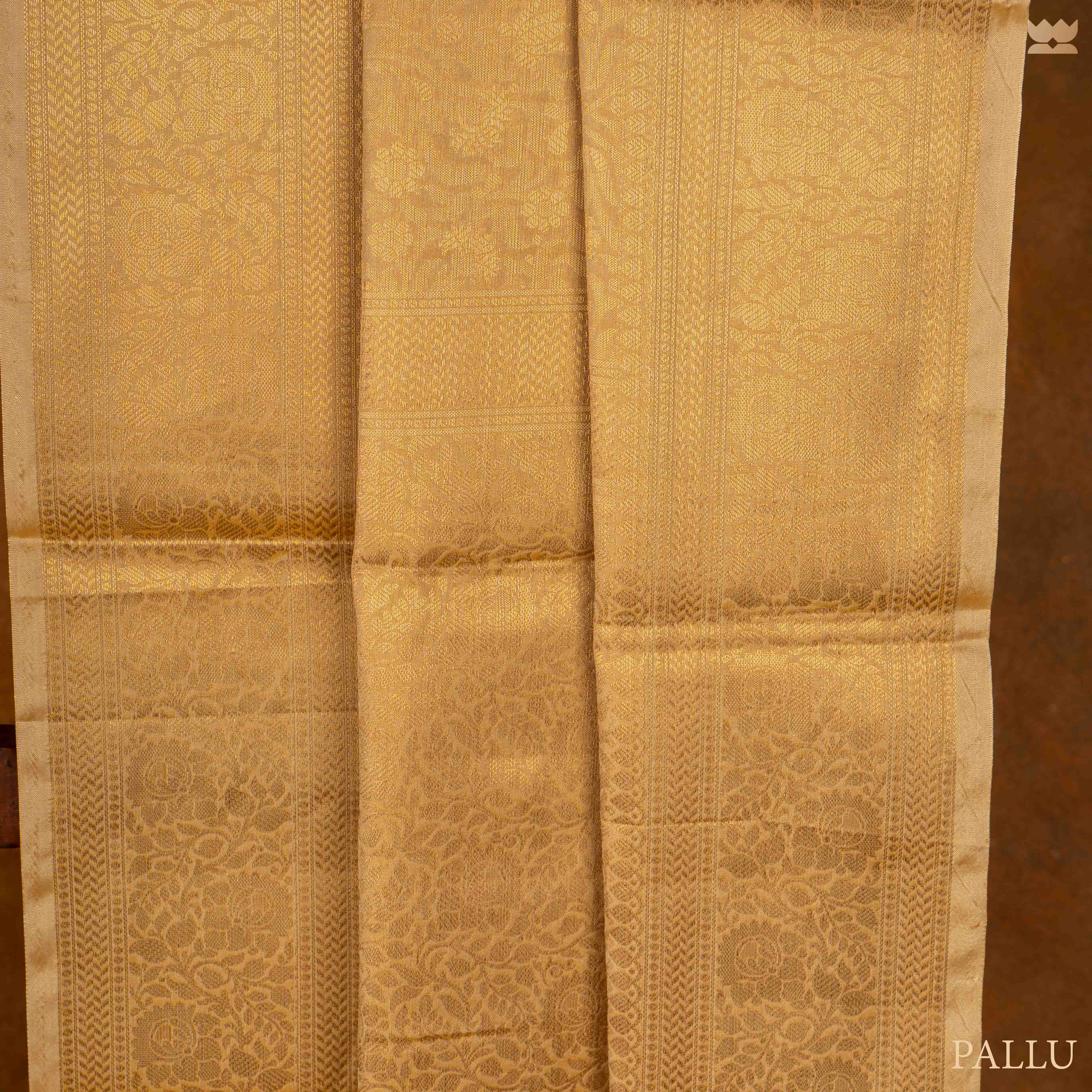 Gold Banarasi Art Silk