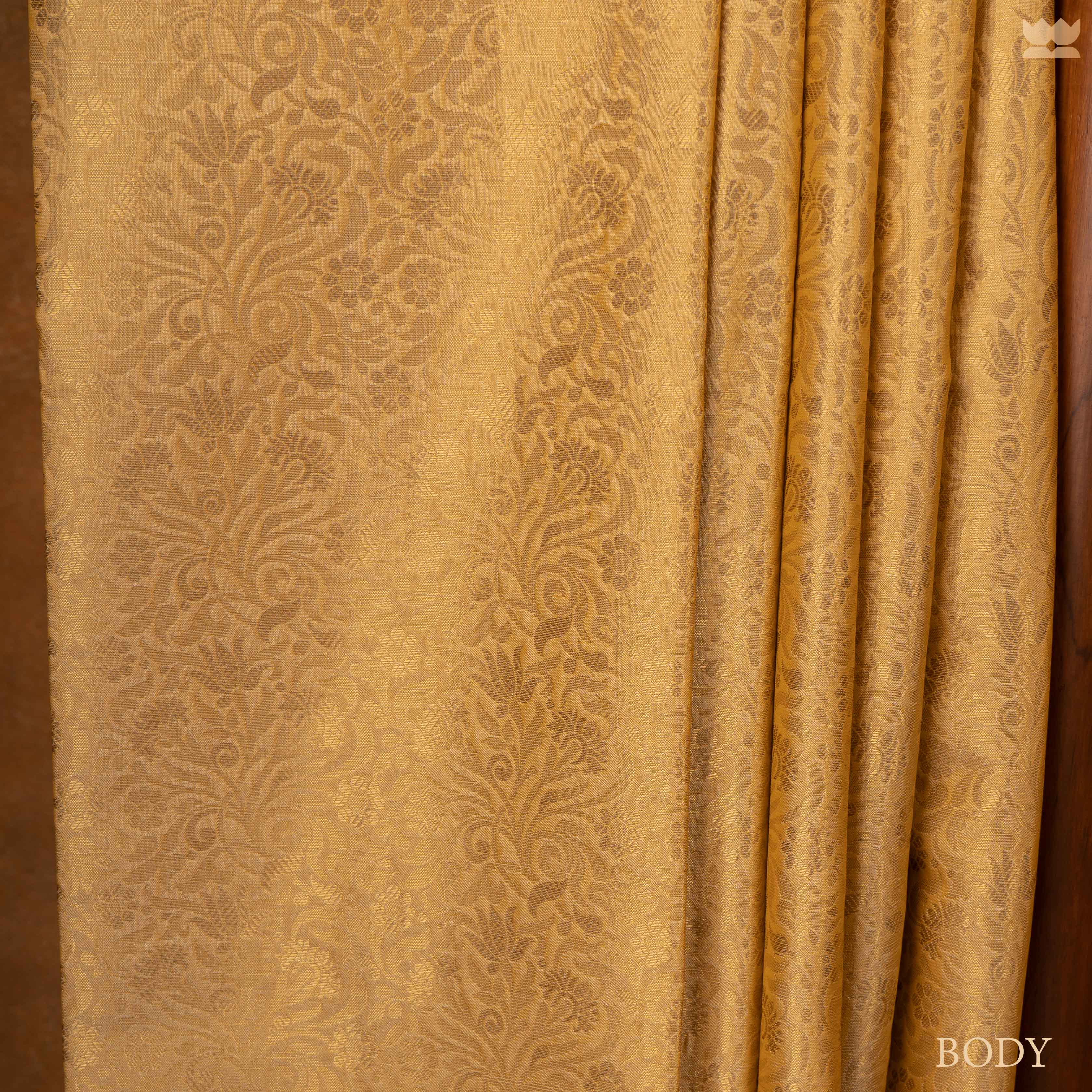 Gold Banarasi Art Silk